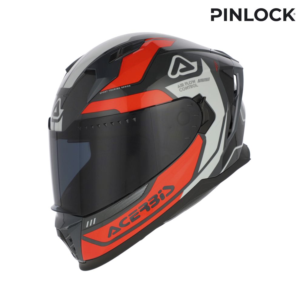 ACERBIS - X-WAY GRAPHIC HELMET ORANGE GREY